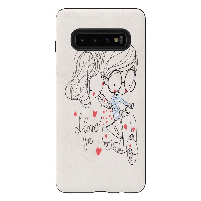Galaxy S10 plus StrongFit Couple Love by Joanna Vog