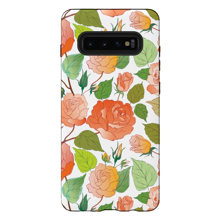 Galaxy S10 plus StrongFit Roses by Bledi