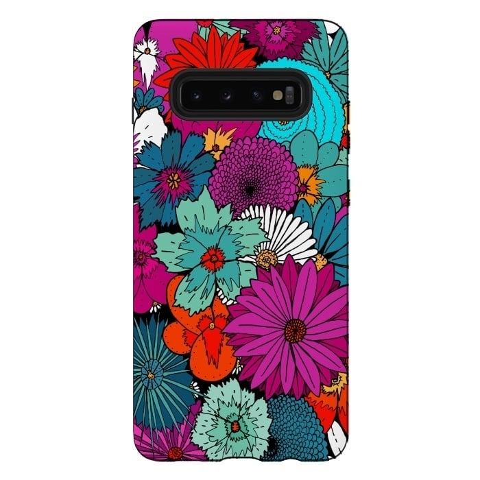 Galaxy S10 plus StrongFit Bunch of flowers by Steve Wade (Swade)