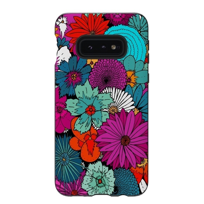 Galaxy S10e StrongFit Bunch of flowers by Steve Wade (Swade)