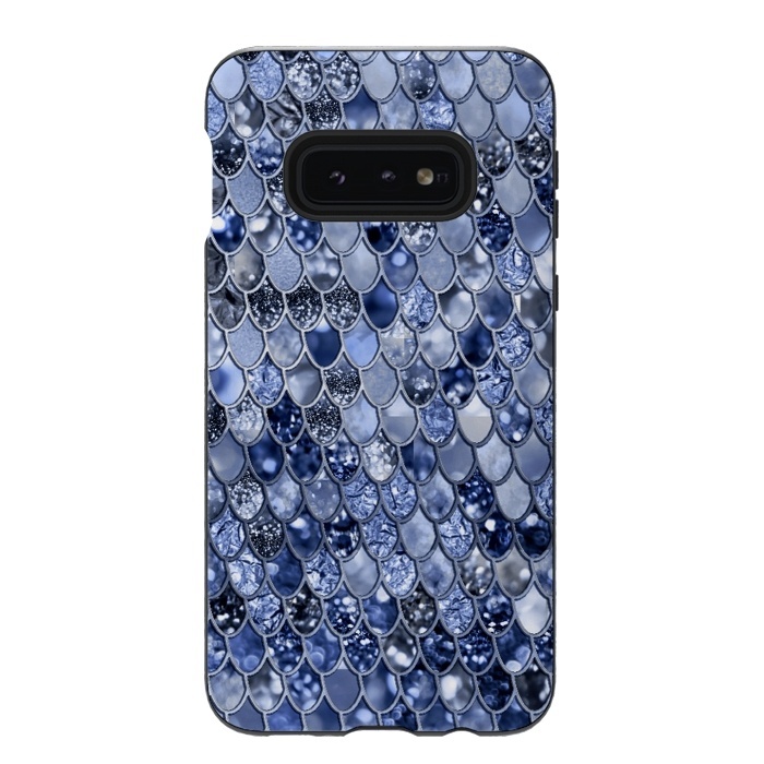 Galaxy S10e StrongFit Ocean Blue Glamour Mermaid Scales by  Utart