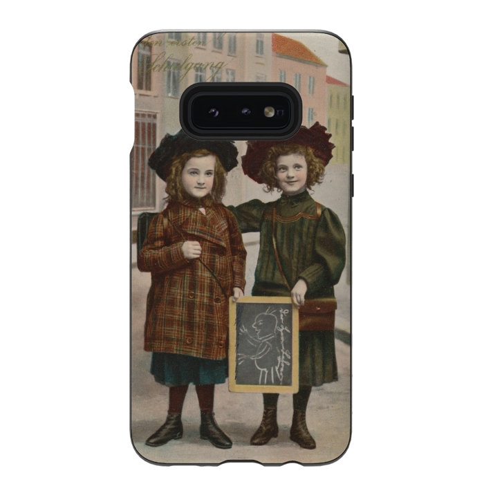 Galaxy S10e StrongFit Vintage School Girls by Andrea Haase
