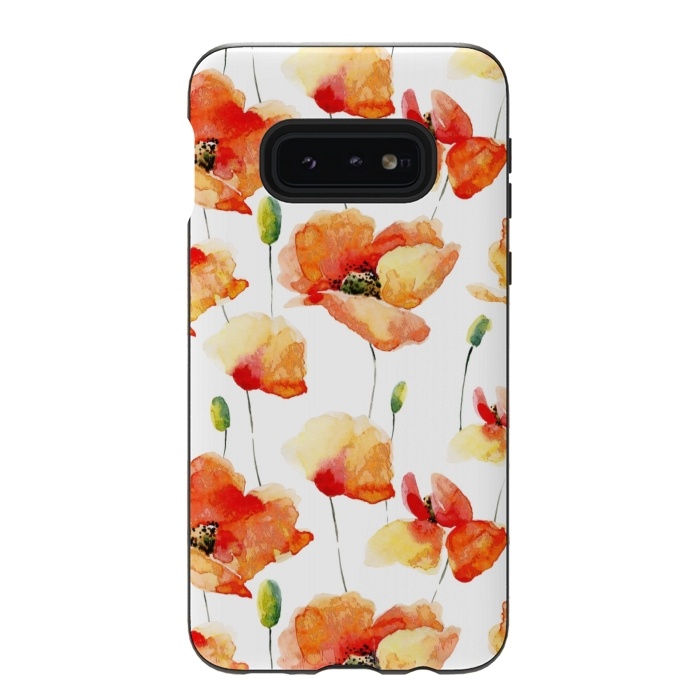 Galaxy S10e StrongFit Poppies Forever by  Utart
