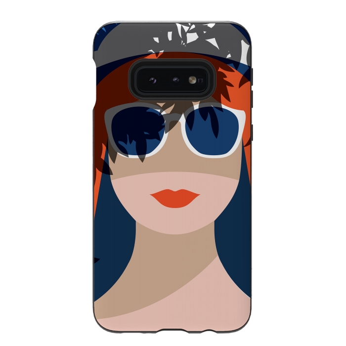 Galaxy S10e StrongFit Girl with Sunglasses by DaDo ART