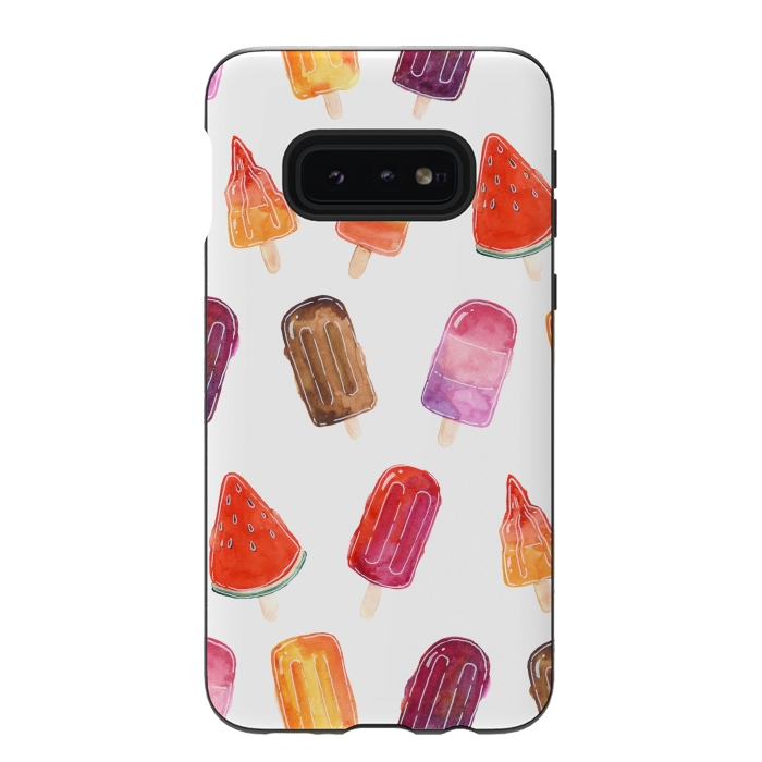 Galaxy S10e StrongFit Summer Popsicle Print by Becky Starsmore