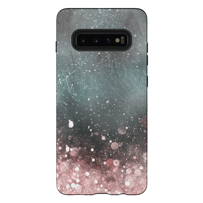 Galaxy S10 plus StrongFit Pink Sparkle 2 by Andrea Haase