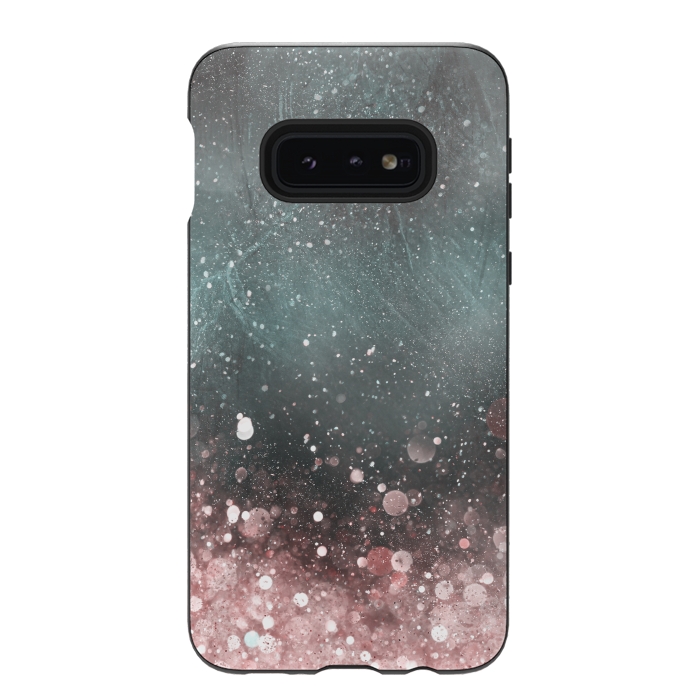Galaxy S10e StrongFit Pink Sparkle 2 by Andrea Haase