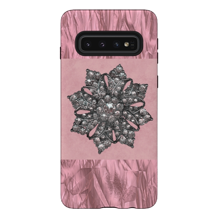 Galaxy S10 StrongFit Embellishment On Rose Gold 2 by Andrea Haase