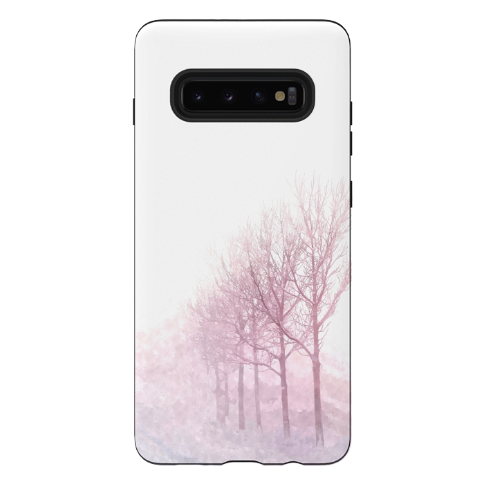 Galaxy S10 plus StrongFit Pink Trees by Alemi