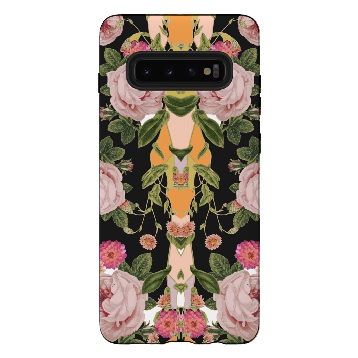 Galaxy S10 plus StrongFit Floral Party by Zala Farah