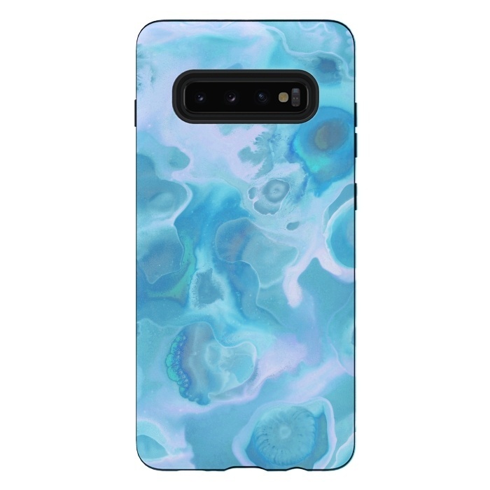 Galaxy S10 plus StrongFit Lavender's Blue by Micklyn Le Feuvre