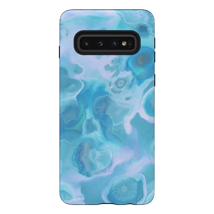 Galaxy S10 StrongFit Lavender's Blue by Micklyn Le Feuvre