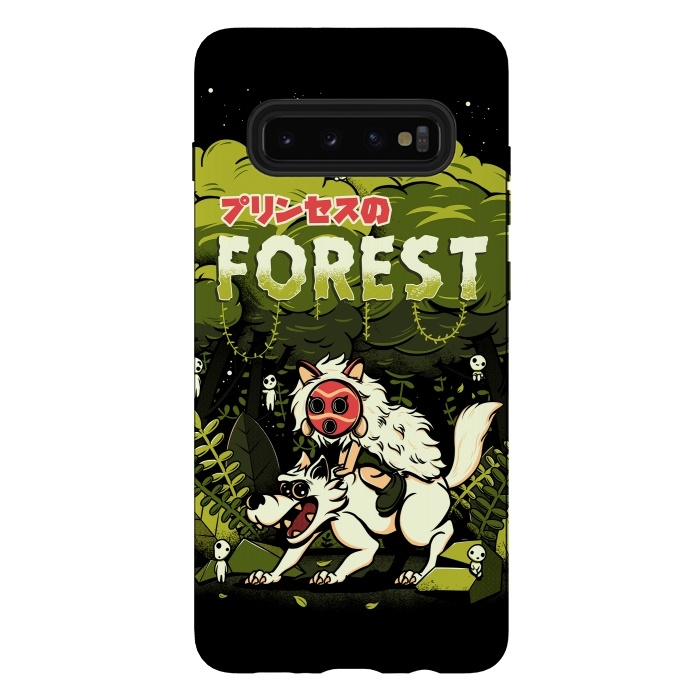 Galaxy S10 plus StrongFit The Forest Princess by Ilustrata