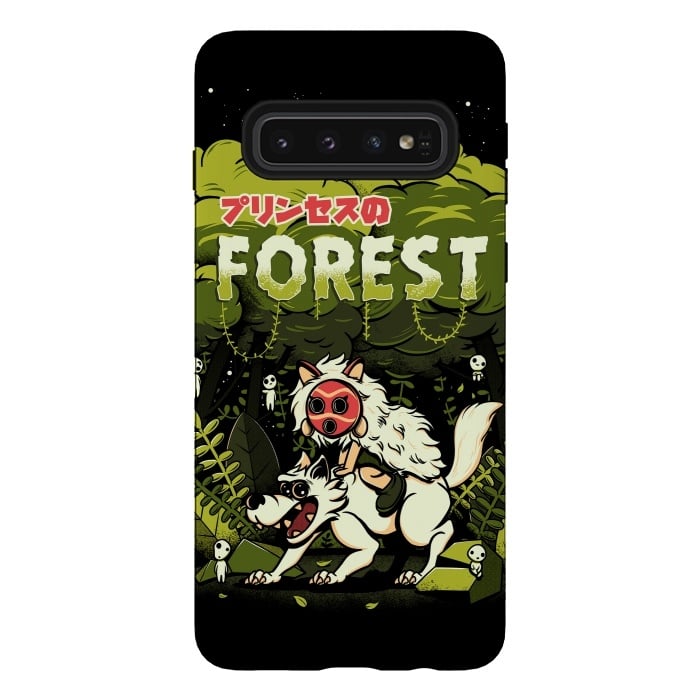 Galaxy S10 StrongFit The Forest Princess by Ilustrata