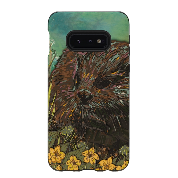 Galaxy S10e StrongFit Otter by Lotti Brown