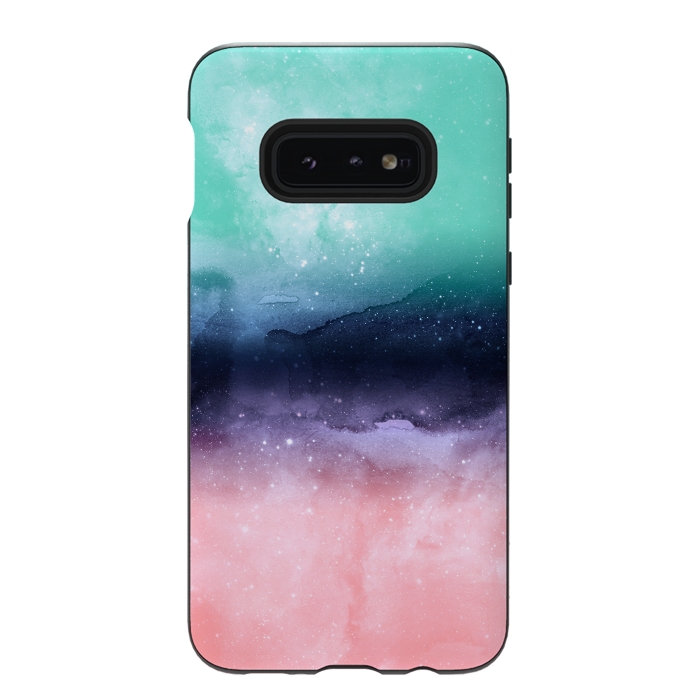 Galaxy S10e StrongFit Modern watercolor abstract paint   by InovArts