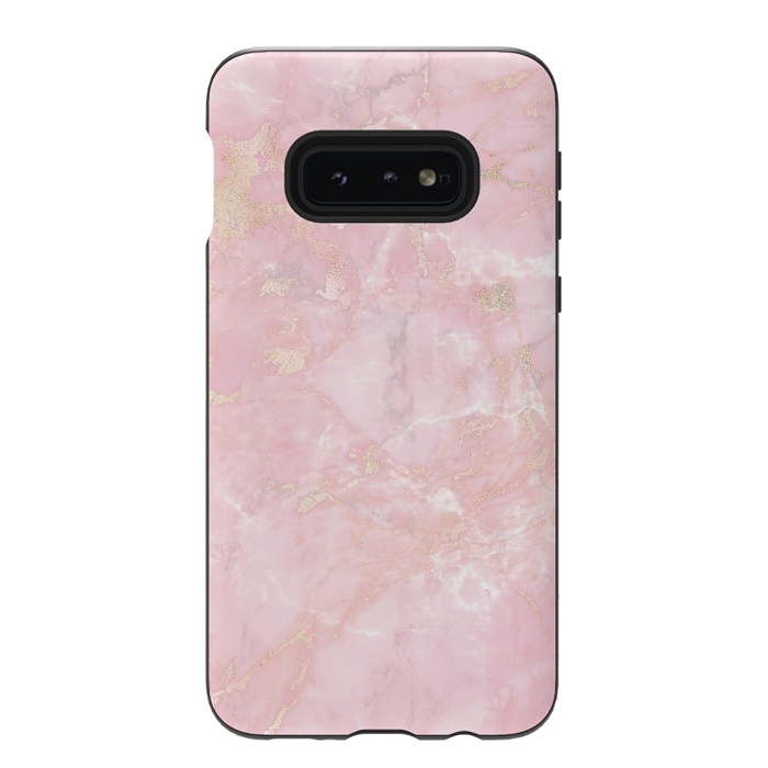 Galaxy S10e StrongFit Delicate Rose Gold Metal on Light Pink Marble by  Utart