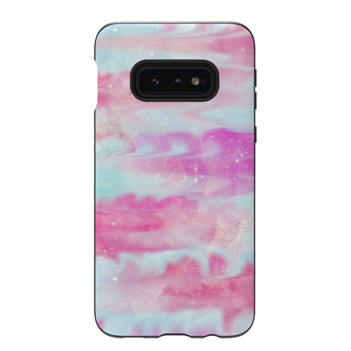 Galaxy S10e StrongFit Pink blue  by Jms