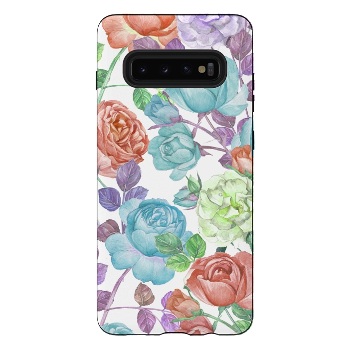Galaxy S10 plus StrongFit Breathless Rose by Creativeaxle