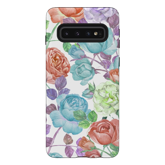 Galaxy S10 StrongFit Breathless Rose by Creativeaxle