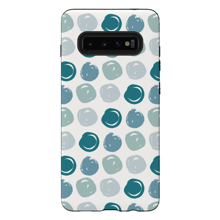 Galaxy S10 plus StrongFit Little Circles by Creativeaxle