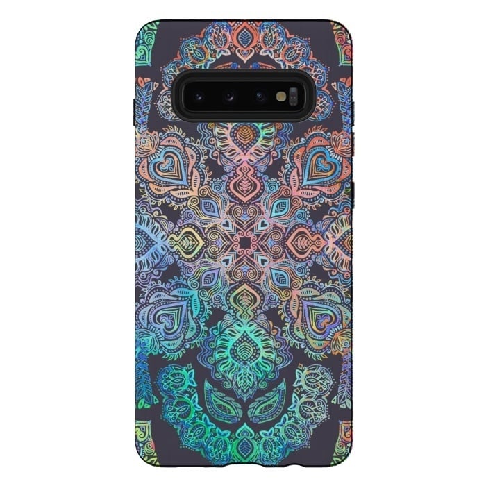 Galaxy S10 plus StrongFit Boho Intense by Micklyn Le Feuvre