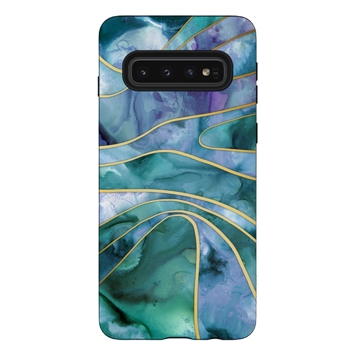 Galaxy S10 StrongFit The Magnetic Tide by Micklyn Le Feuvre