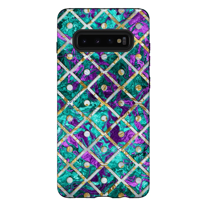 Galaxy S10 plus StrongFit Pattern LXXXIV by Art Design Works