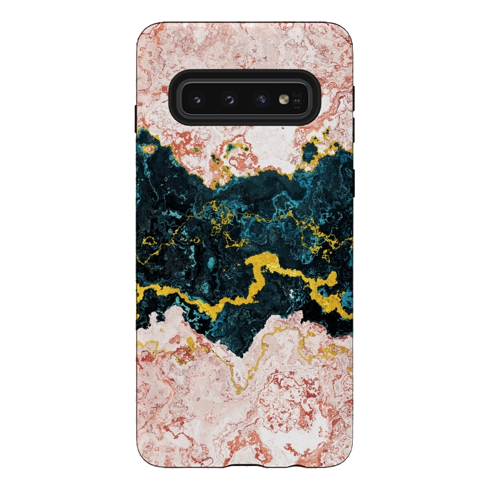 Galaxy S10 StrongFit Abstract Marble I by Art Design Works
