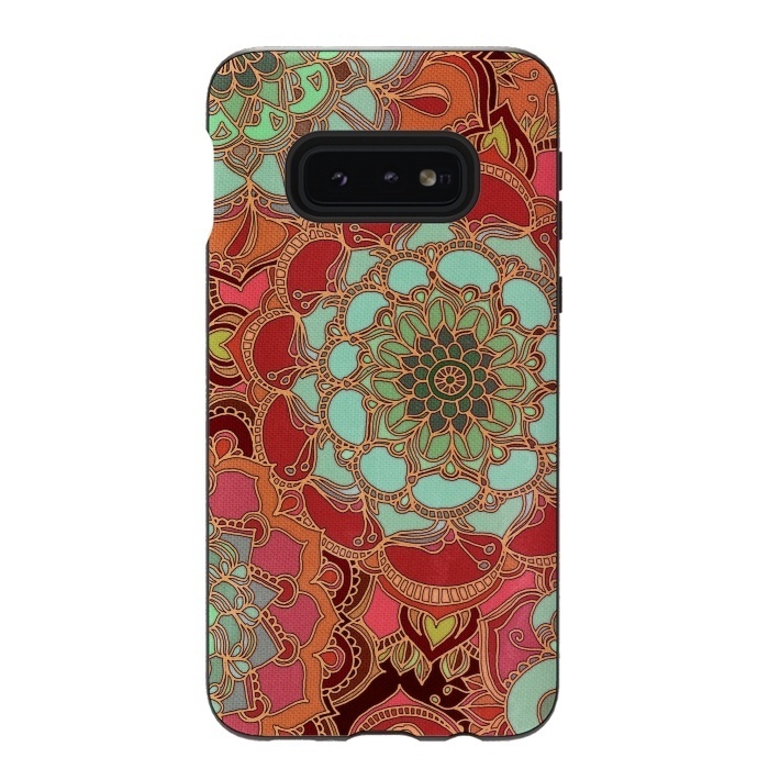 Galaxy S10e StrongFit Baroque Obsession by Micklyn Le Feuvre