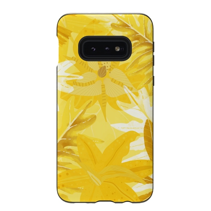 Galaxy S10e StrongFit My Sunny Gold Aloha Jungle by  Utart