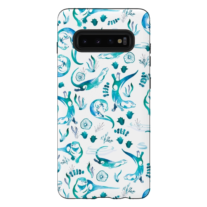 Galaxy S10 plus StrongFit Otterly Adorable by gingerlique