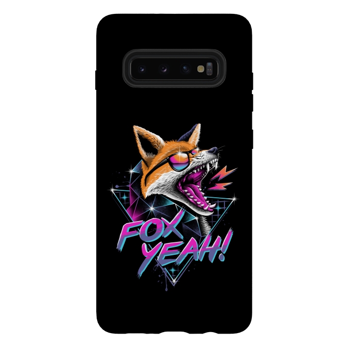 Galaxy S10 plus StrongFit Fox Yeah! by Vincent Patrick Trinidad