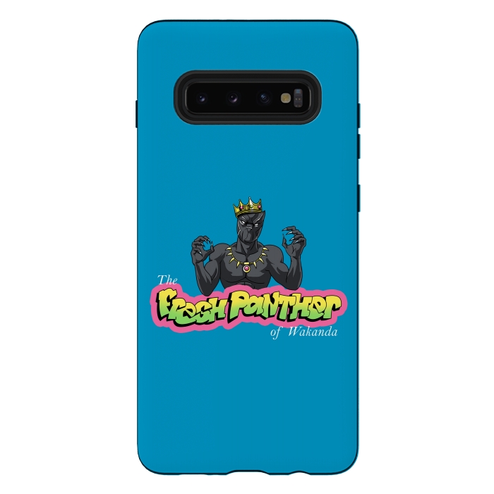 Galaxy S10 plus StrongFit The Fresh Panther of Wakanda by Vincent Patrick Trinidad