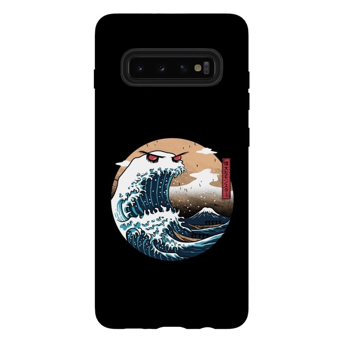 Galaxy S10 plus StrongFit The Great Monster of Kanagawa by Vincent Patrick Trinidad