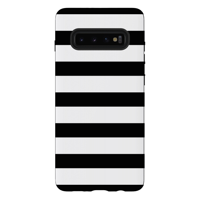 Galaxy S10 plus StrongFit black & white by Vincent Patrick Trinidad