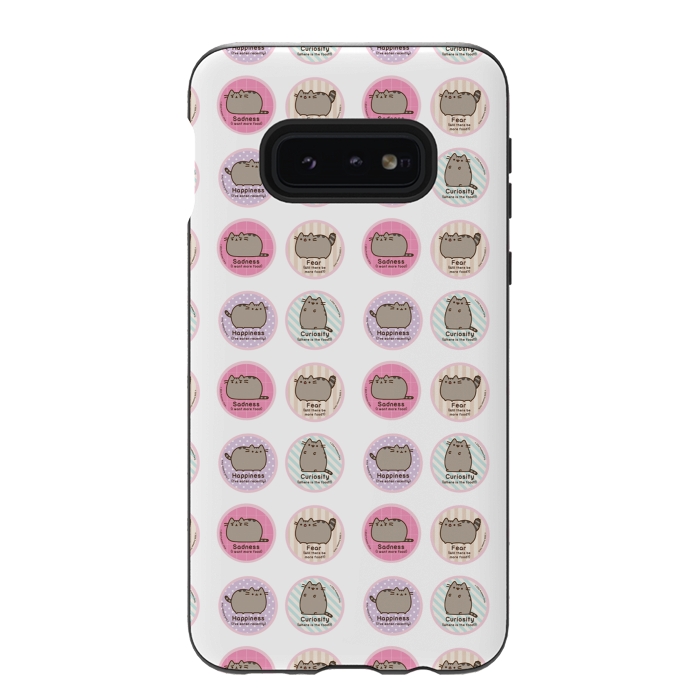 Galaxy S10e StrongFit pusheen cat by Vincent Patrick Trinidad