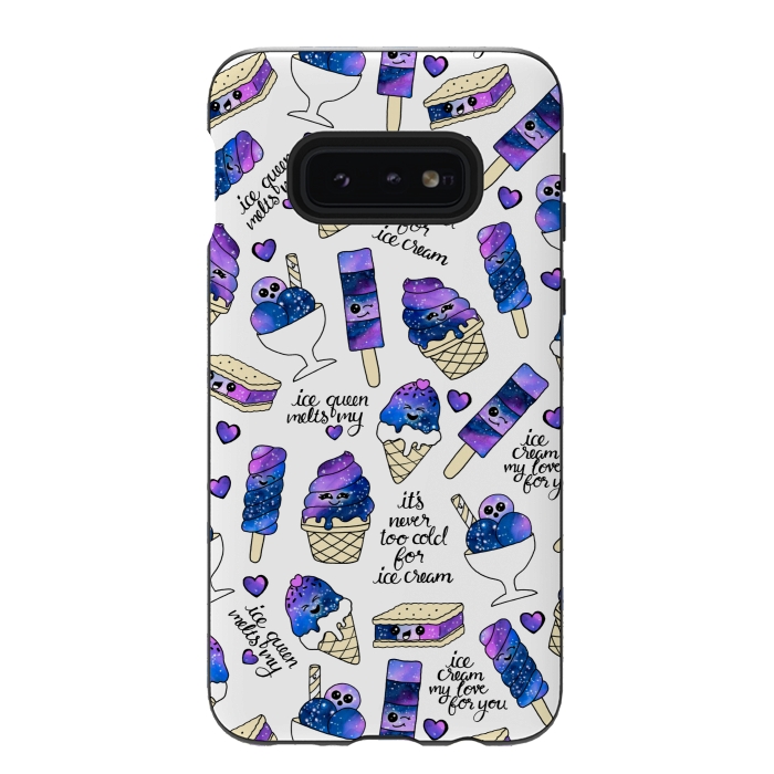 Galaxy S10e StrongFit Galaxy Ice Cream by gingerlique