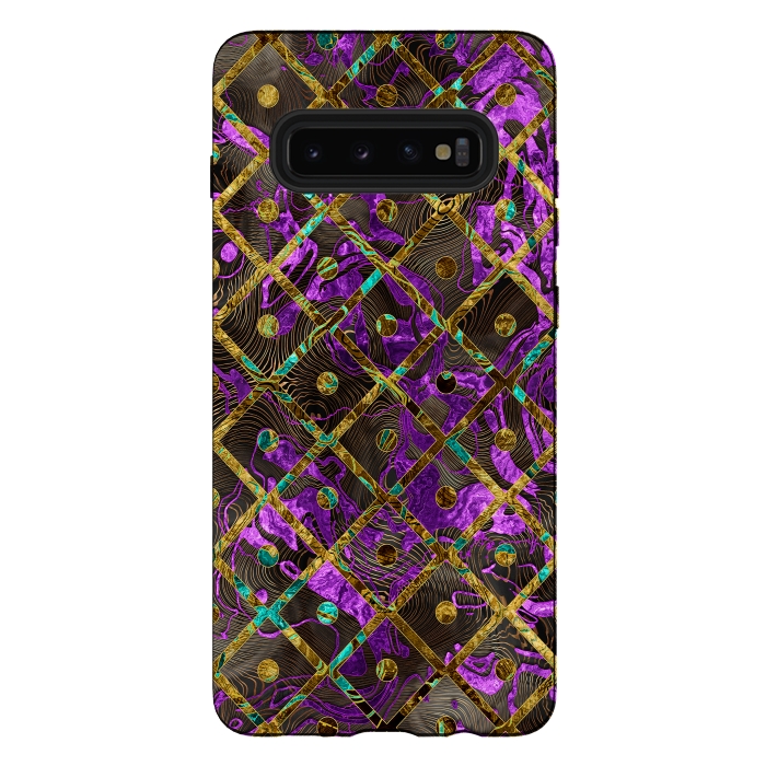 Galaxy S10 plus StrongFit Pattern LXXX V by Art Design Works