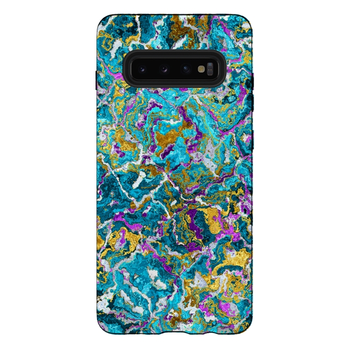 Galaxy S10 plus StrongFit Abstract Art by Art Design Works