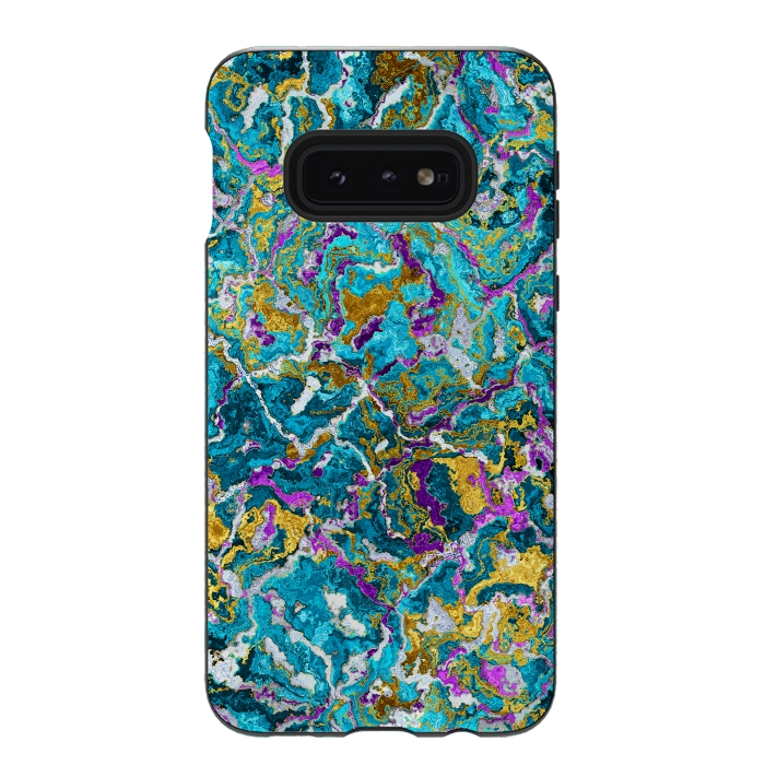 Galaxy S10e StrongFit Abstract Art by Art Design Works