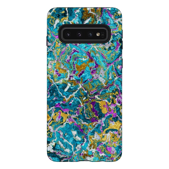 Galaxy S10 StrongFit Abstract Art by Art Design Works