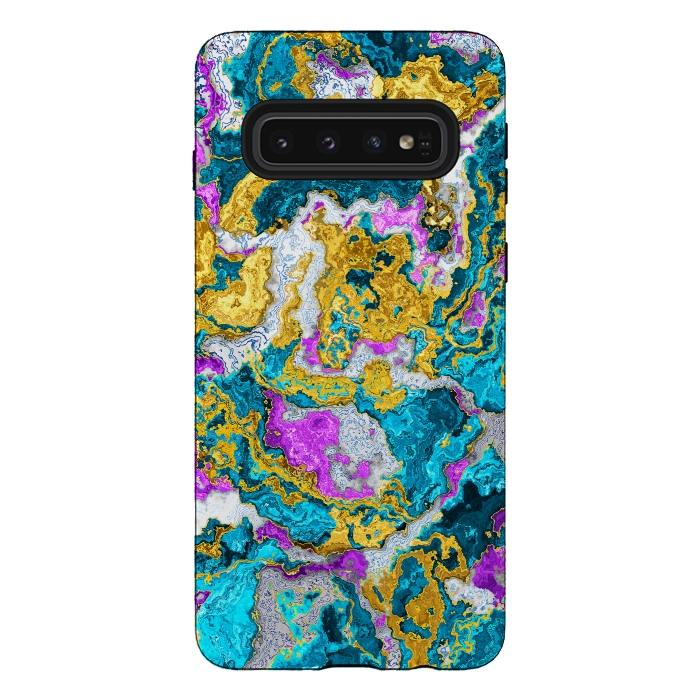 Galaxy S10 StrongFit Abstract Art I by Art Design Works
