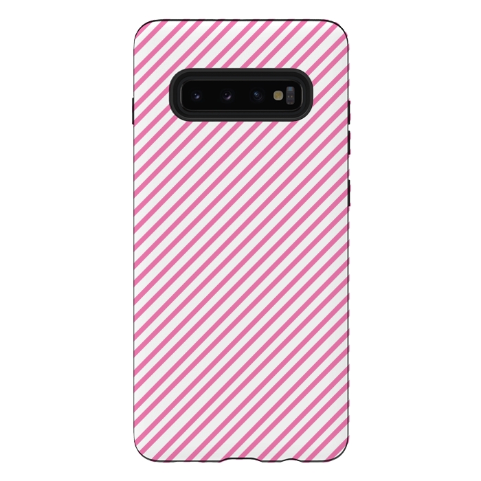 Galaxy S10 plus StrongFit Scribble & Lines Pattern by Bledi