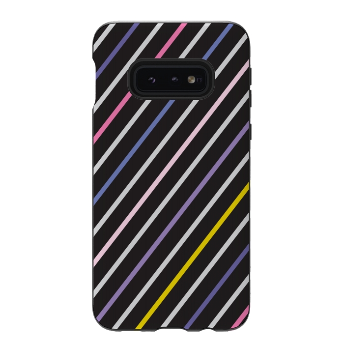 Galaxy S10e StrongFit Scribble & Lines Pattern VI by Bledi