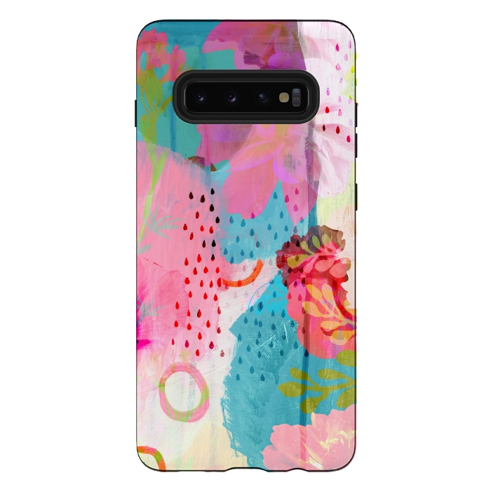 Galaxy S10 plus StrongFit Fading Memories by Portia Monberg