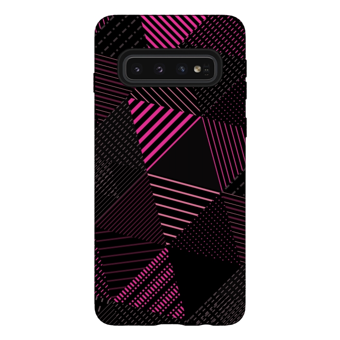 Galaxy S10 StrongFit Triangles Pattern 2 by Bledi
