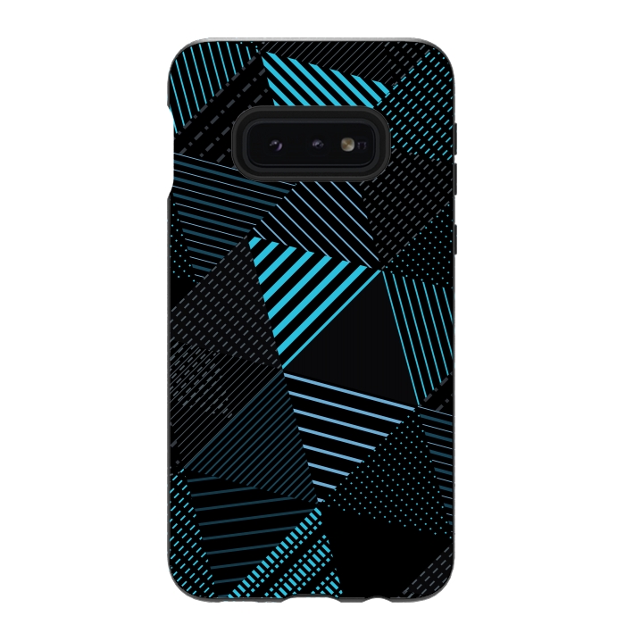 Galaxy S10e StrongFit Triangles Pattern 3 by Bledi