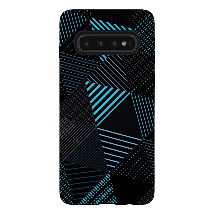 Galaxy S10 StrongFit Triangles Pattern 3 by Bledi