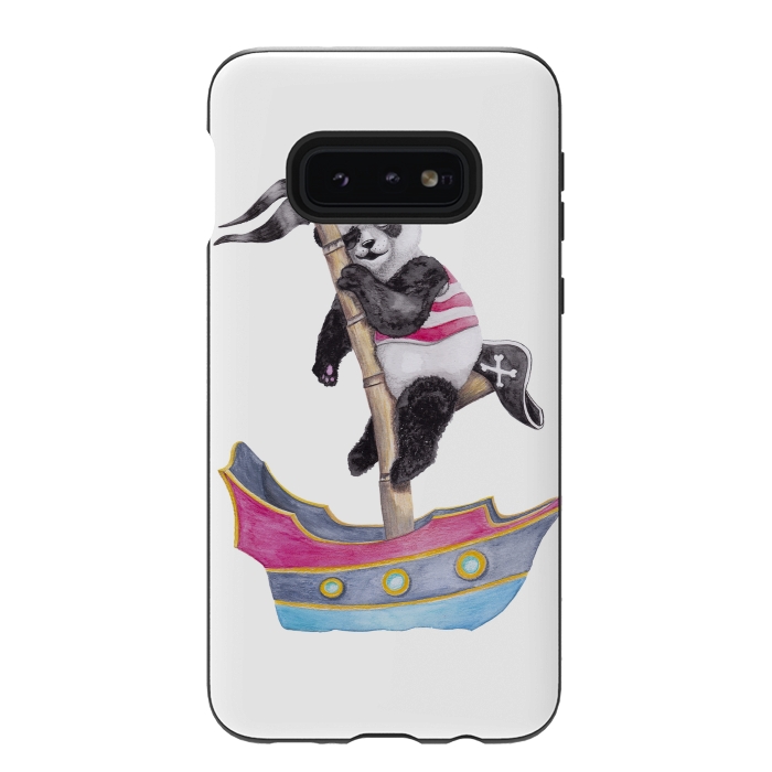 Galaxy S10e StrongFit Panda Pirate by gingerlique